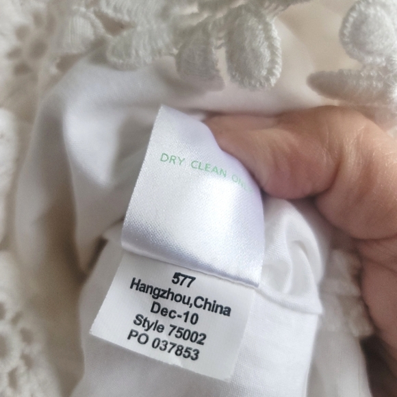 Lilly Pulitzer, Bowen Daisy White Strapless Dress, Classic White, Size 4‎ - Picture 12 of 13